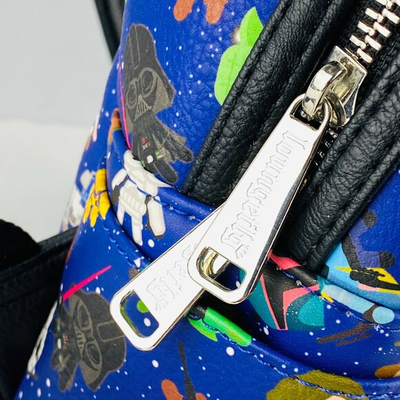 Disney Parks Exclusive X Loungefly Star Wars Chibi Backpack Collectible NWOT - Picture 15 of 16